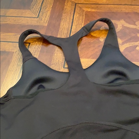 Nike Matte Black Tank Top Sports Bra - Picture 3 of 3